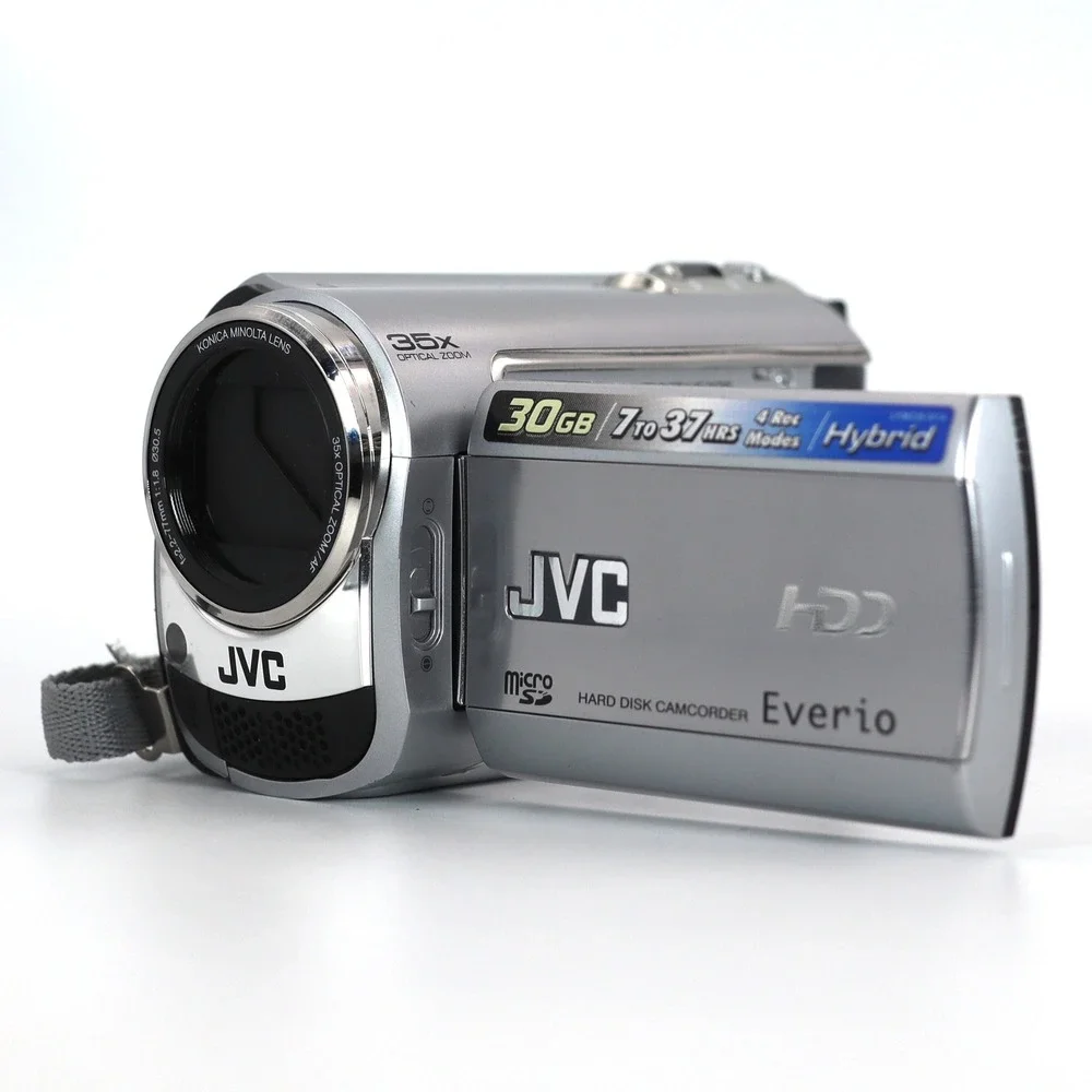 JVC Everio GZ-MG330HU Camcorder Silver 30GB HDD 35x Zoom Recording